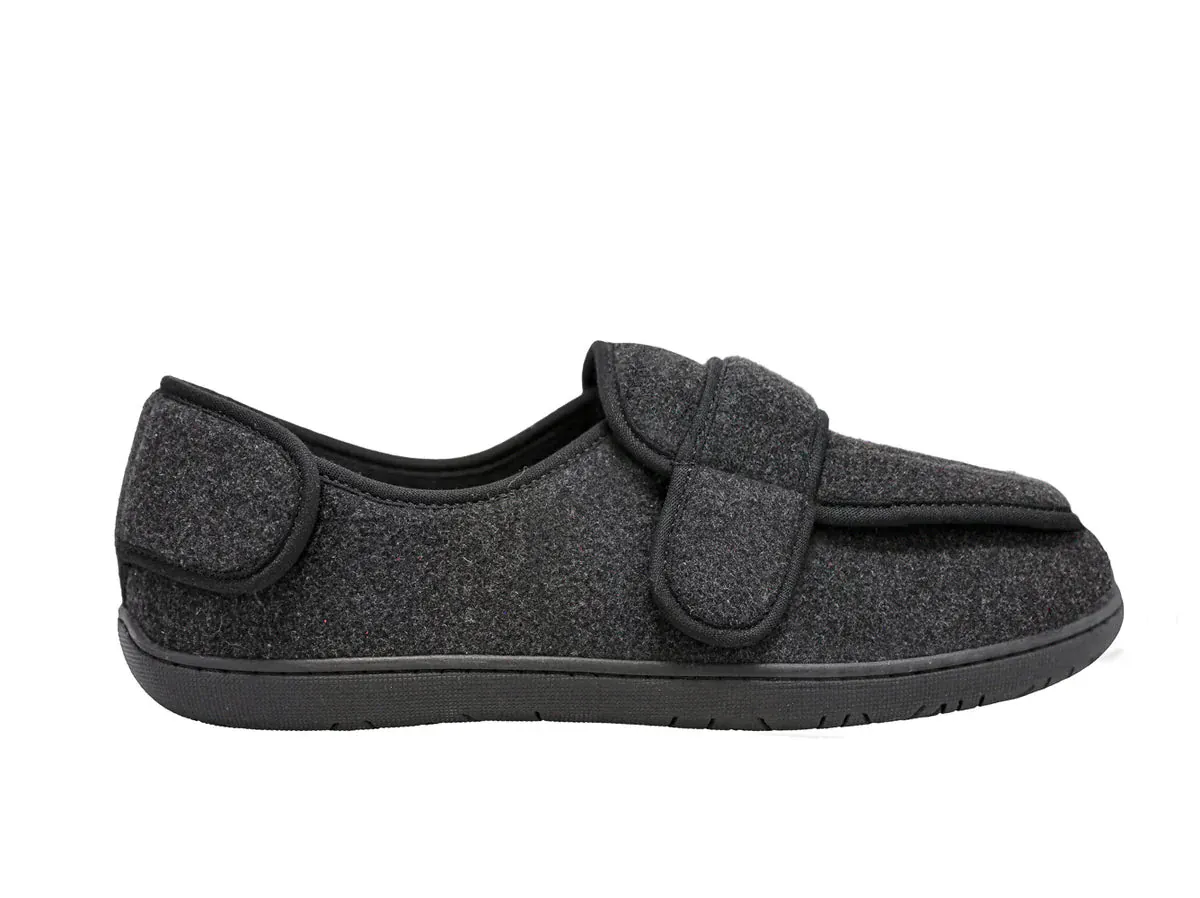 Foamtreads Men's Physician 2 Slippers- Black