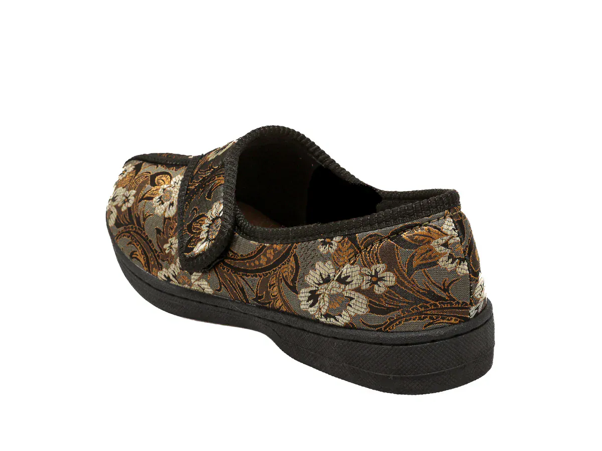 Foamtreads Women's Jewel 2 Slippers- Printed Flower - Image 4