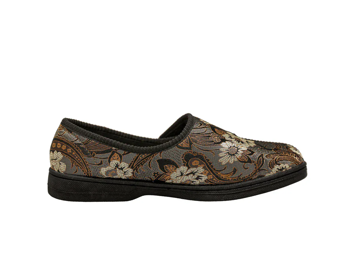 Foamtreads Women's Jewel 2 Slippers- Printed Flower - Image 5