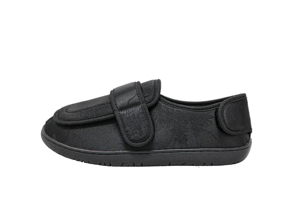 Foamtreads Women's Physician 2 Slippers- Black Satin - Image 3