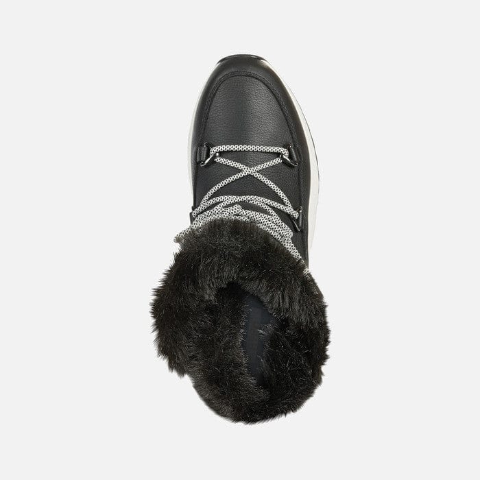 Geox Women's Falena Leather Winter Boots- Black - Image 6