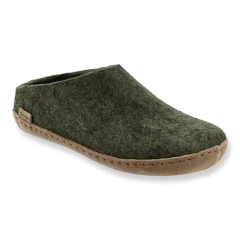 Glerups Open Heel Slippers- Forest - Image 2