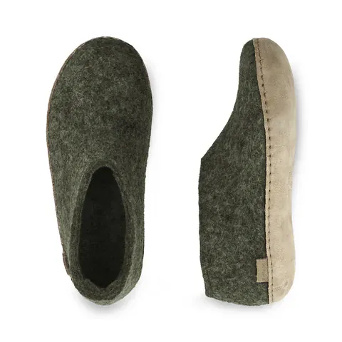 Glerups Shoe Slippers- Forest - Image 3