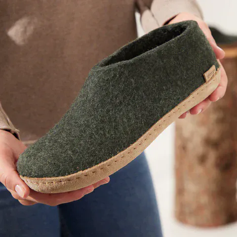 Glerups Shoe Slippers- Forest - Image 5