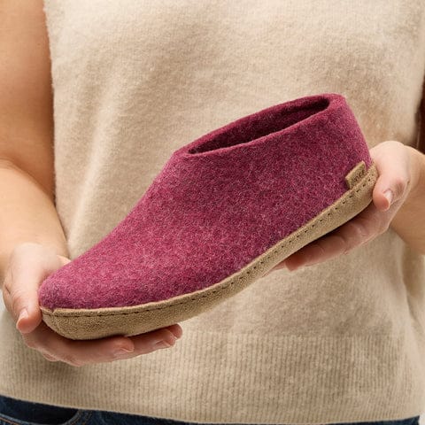 Glerups Shoe Slippers- Cranberry - Image 5