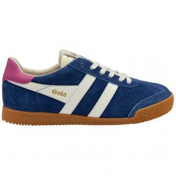 Gola Women's Elan Lifestyle Sneakers- Deep Blue/ Off White/ Shocking Pink