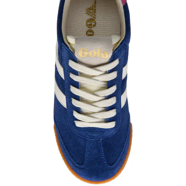 Gola Women's Elan Lifestyle Sneakers- Deep Blue/ Off White/ Shocking Pink - Image 5