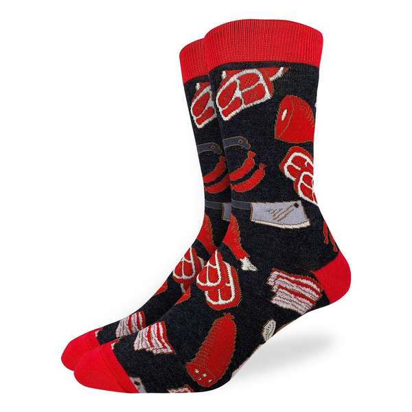 Good Luck Sock Men's Socks- Meat Lovers