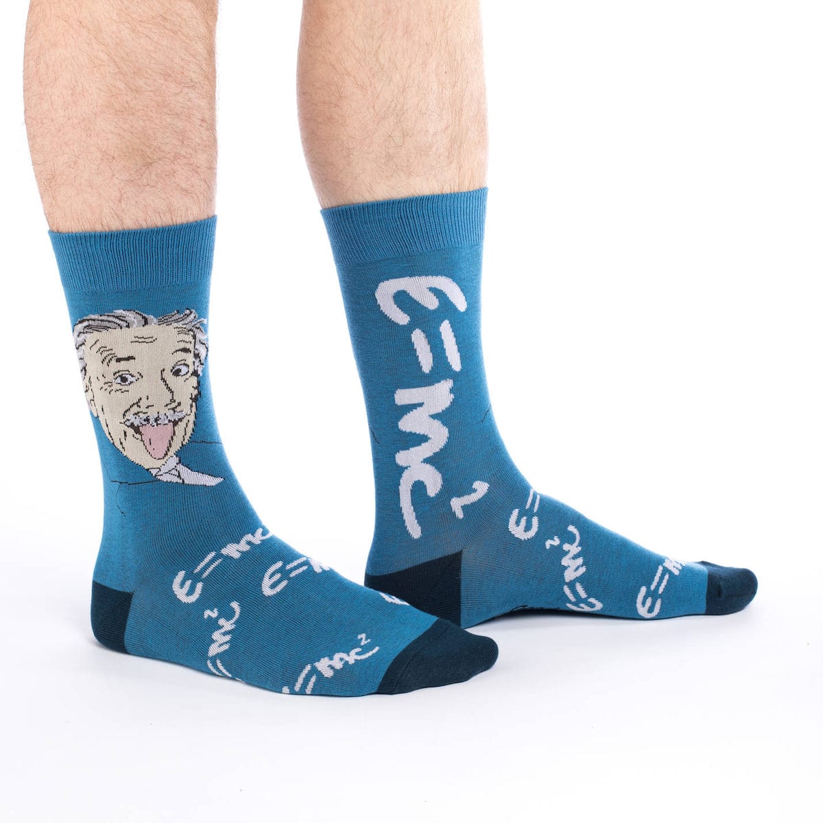 Good Luck Sock Men's Socks- Albert Einstein - Image 2