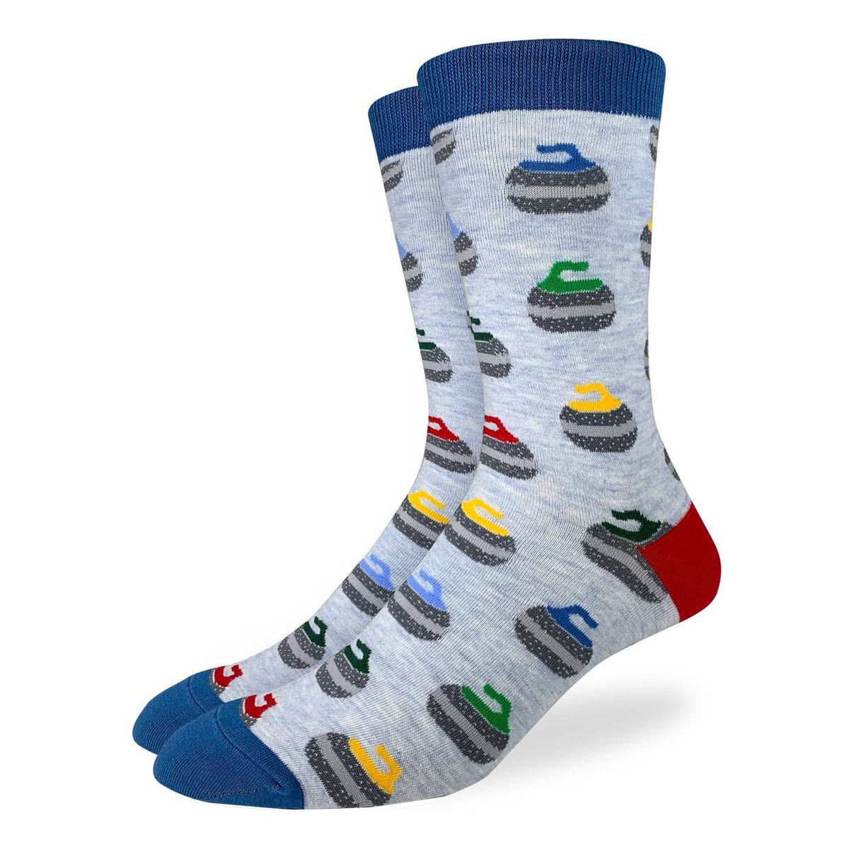 Good Luck Sock Men's Socks- Curling Stones