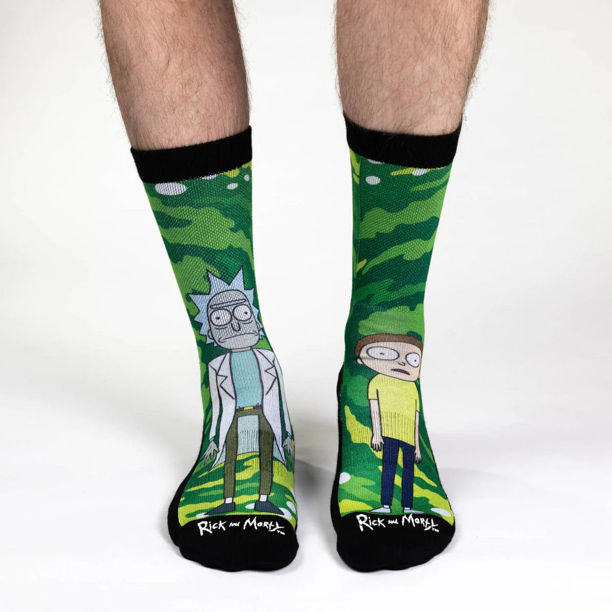 Good Luck Sock Men's Active Fit Socks- Rick & Morty - Image 2