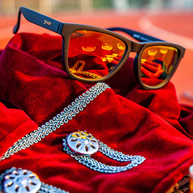 Goodr Canada OG Sunglasses- Whiskey Shots with Satan - Image 3