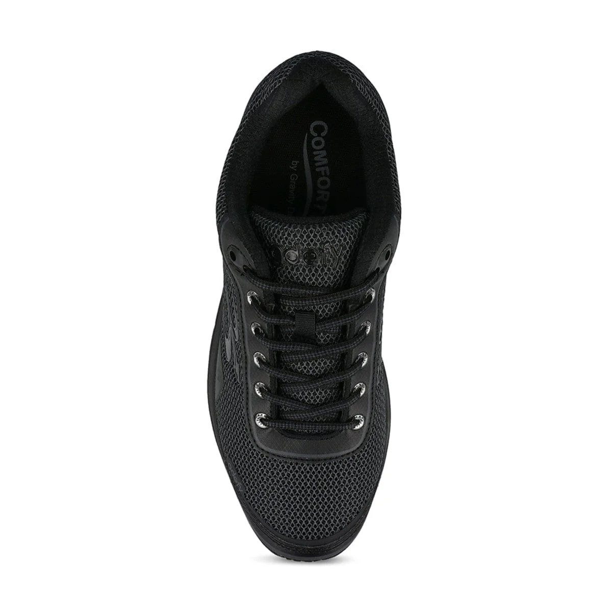 Gravity Defyer Men's Mighty Walk Athletic Shoes- All Black - Image 3