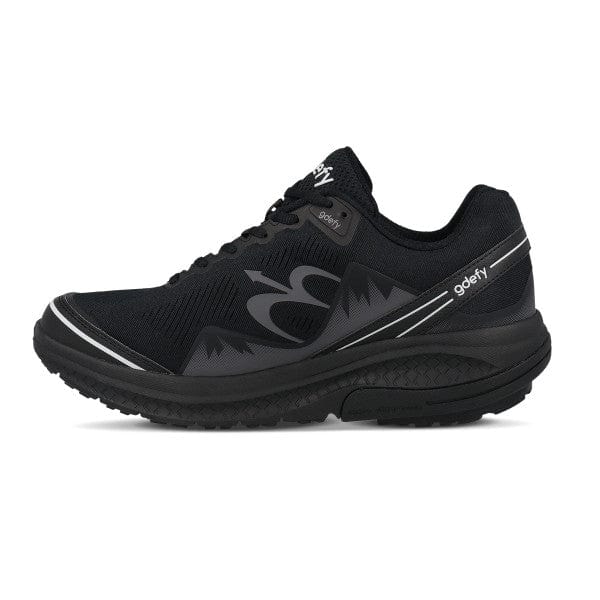Gravity Defyer Men's Mighty Walk Athletic Shoes- Black/ Grey - Image 2