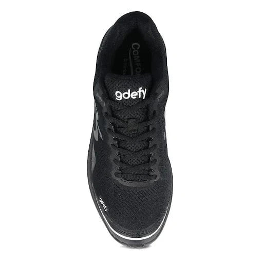 Gravity Defyer Women's Mighty Walk Athletic Shoes- Black/Grey - Image 2