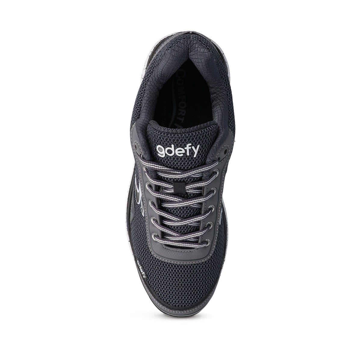 Gravity Defyer Women's Mighty Walk Athletic Shoes- Grey/ White - Image 2