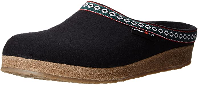 Haflinger Unisex Grizzly Slippers GZ15- Black - Image 3