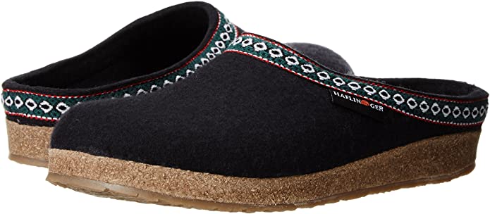 Haflinger Unisex Grizzly Slippers GZ15- Black - Image 9