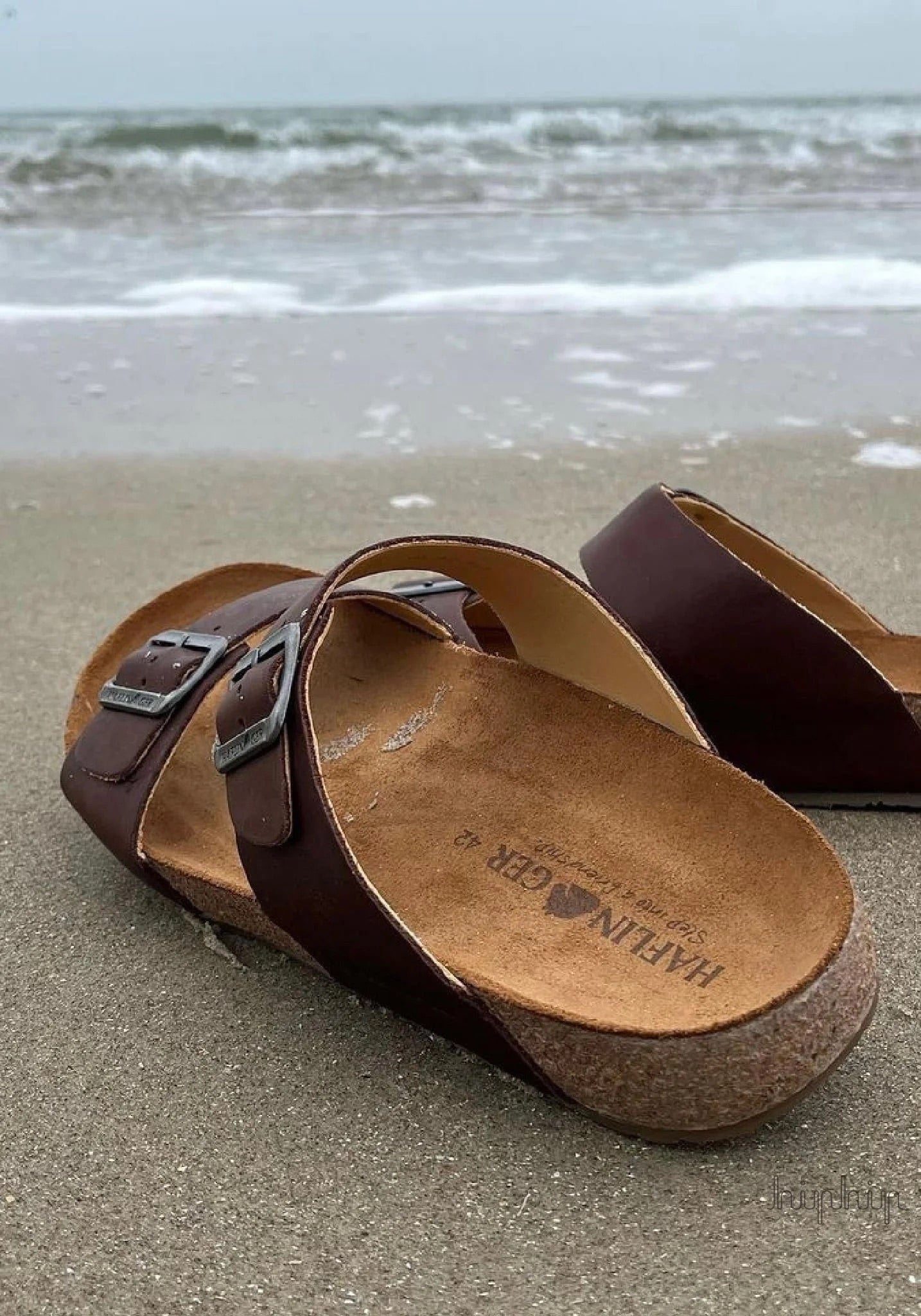 Haflinger Unisex Andrea Sandals- Habana Brown - Image 6