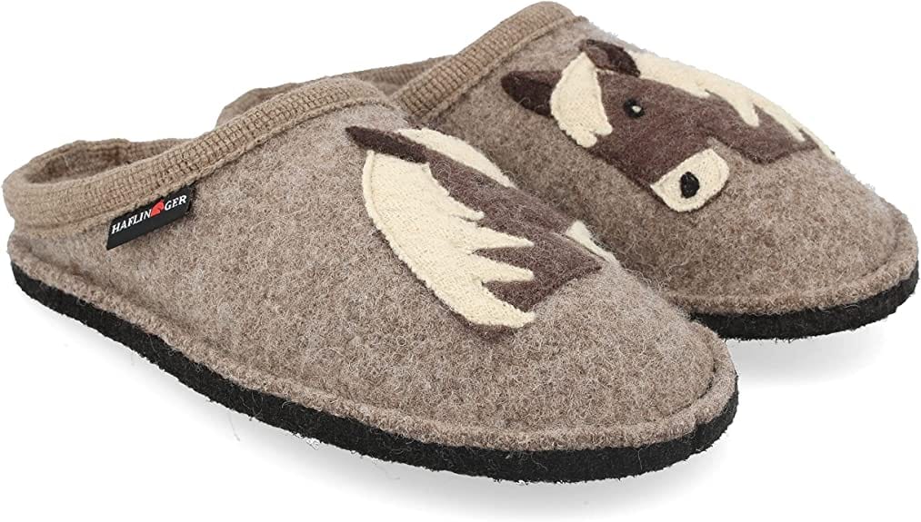 Haflinger Women's Flair Poni Slippers- Tan