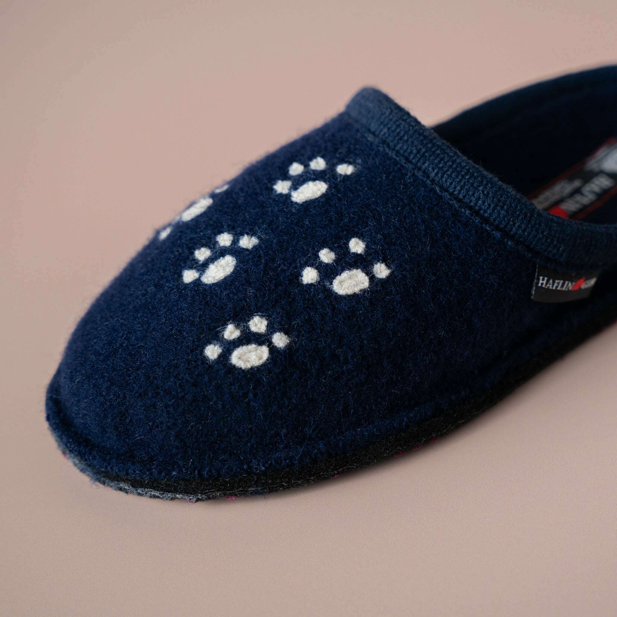 Haflinger Women's Flair Fido Slippers- Navy - Image 3