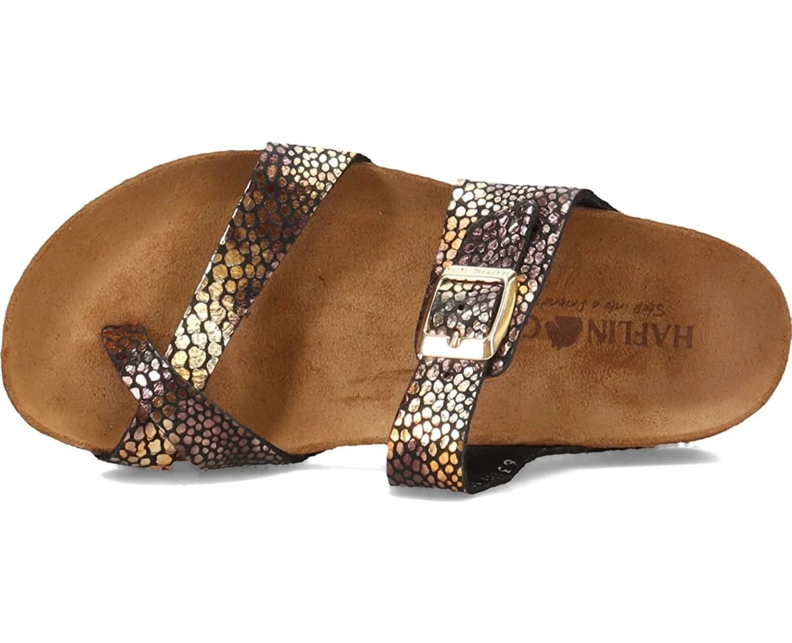 Haflinger Women's Juno Sandals- Bronce - Image 3