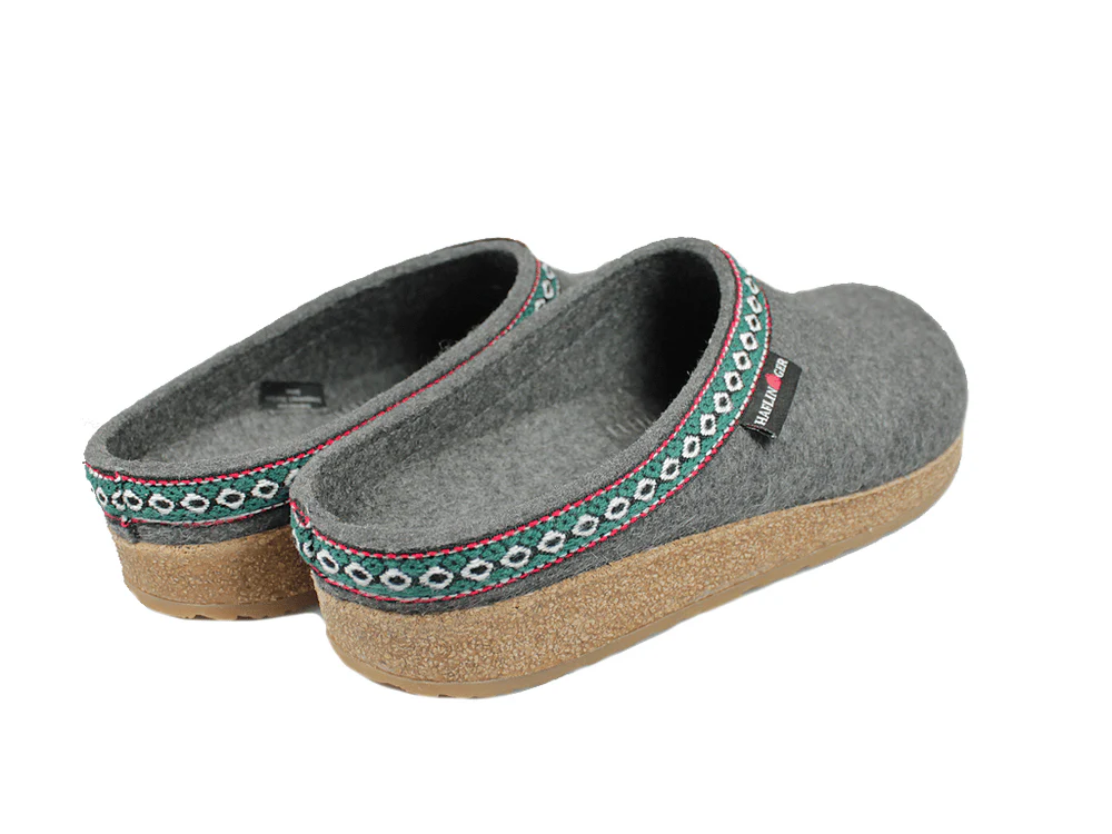 Haflinger Unisex Grizzly Slippers GZ14- Grey - Image 3