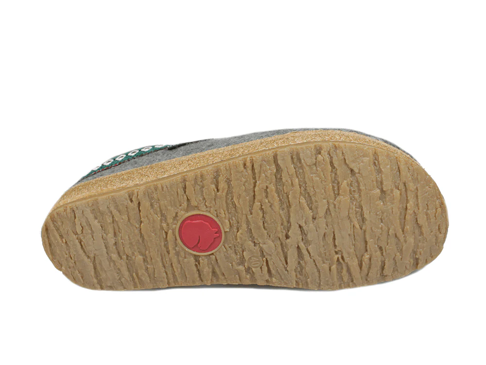 Haflinger Unisex Grizzly Slippers GZ14- Grey - Image 4