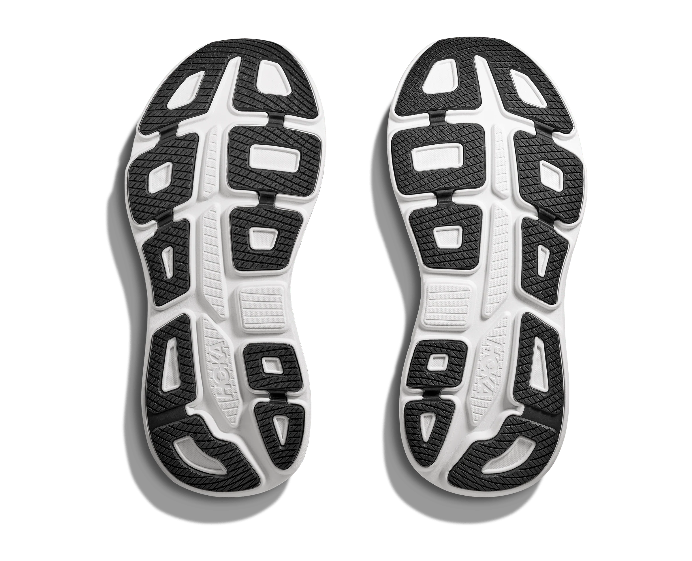 Hoka Men's Bondi 9 Running Shoes- Black/ White - Image 3