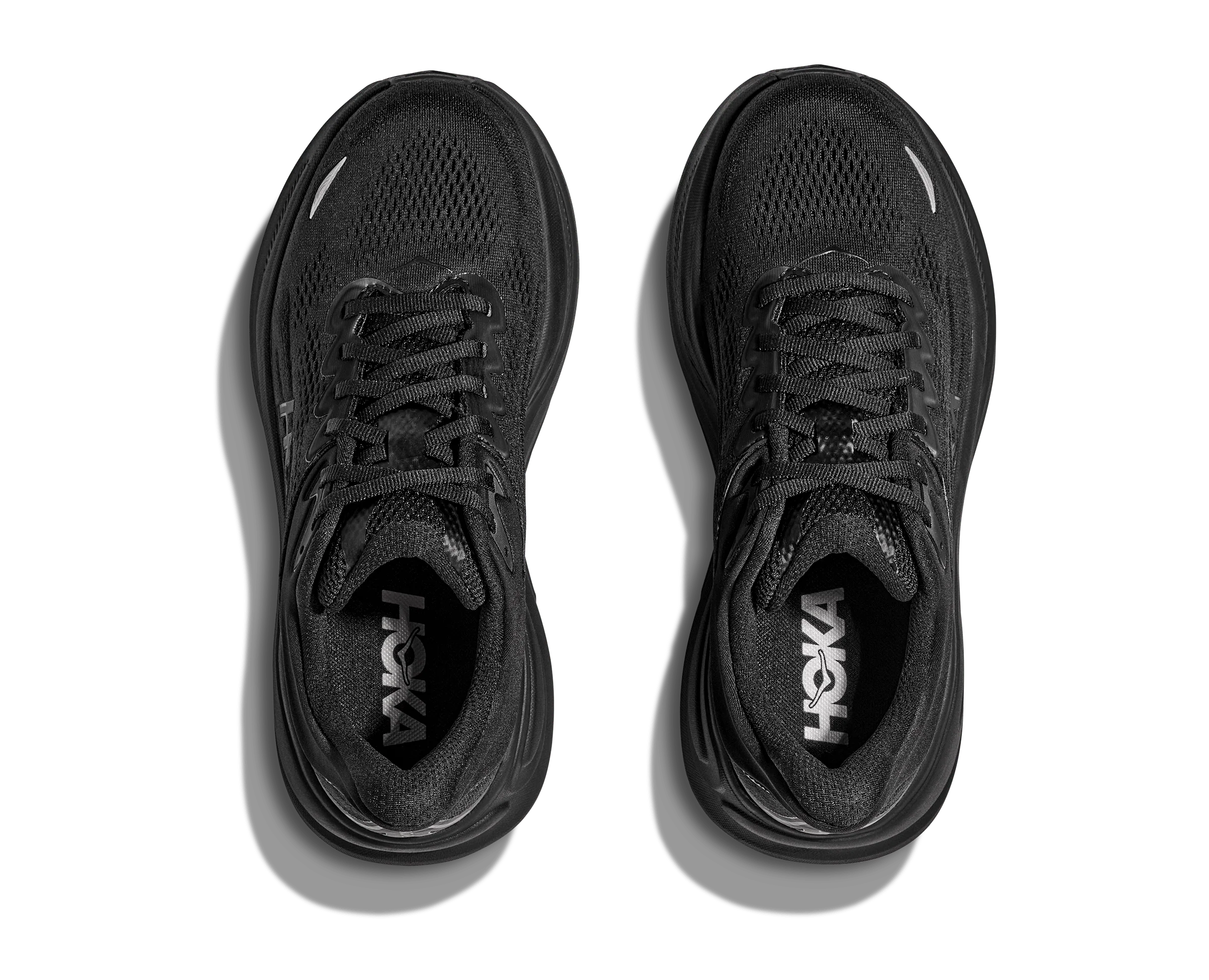 Hoka Men's Bondi 9 Running Shoes- All Black - Image 8