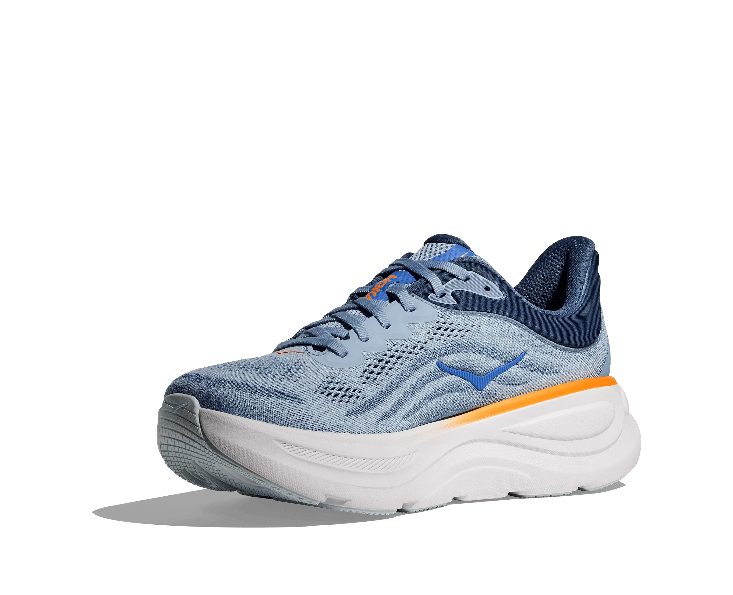 Hoka Men's Bondi 9 Running Shoes- Drizzle/Downpour - Image 7