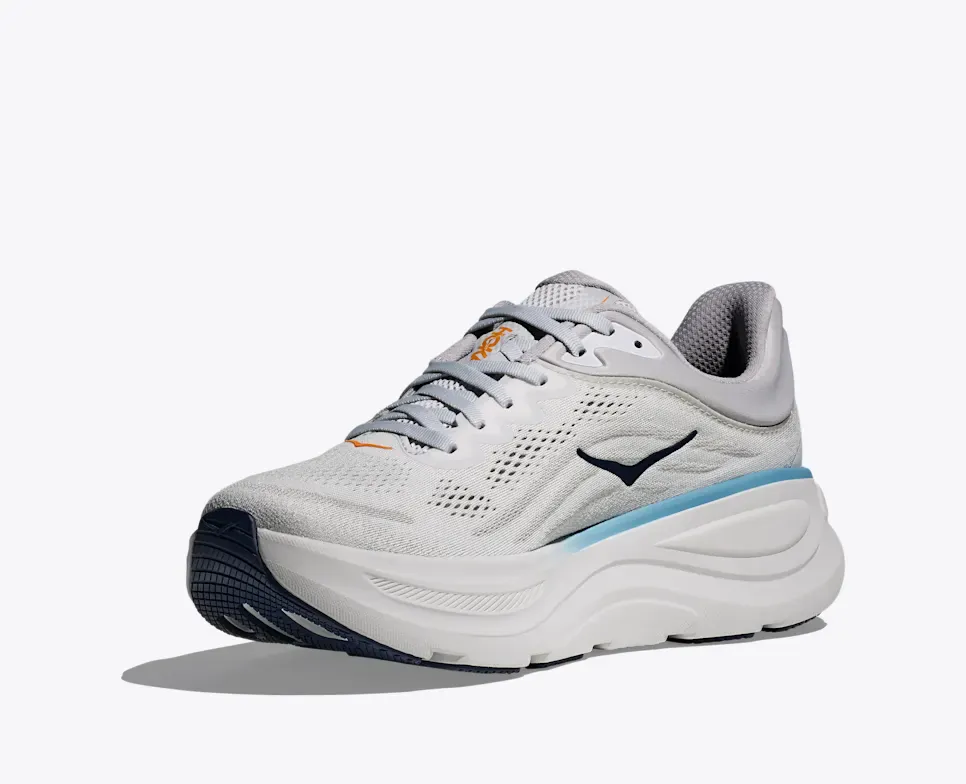Hoka Men's Bondi 9 Running Shoes- Stardust/ Cosmic Grey - Image 2