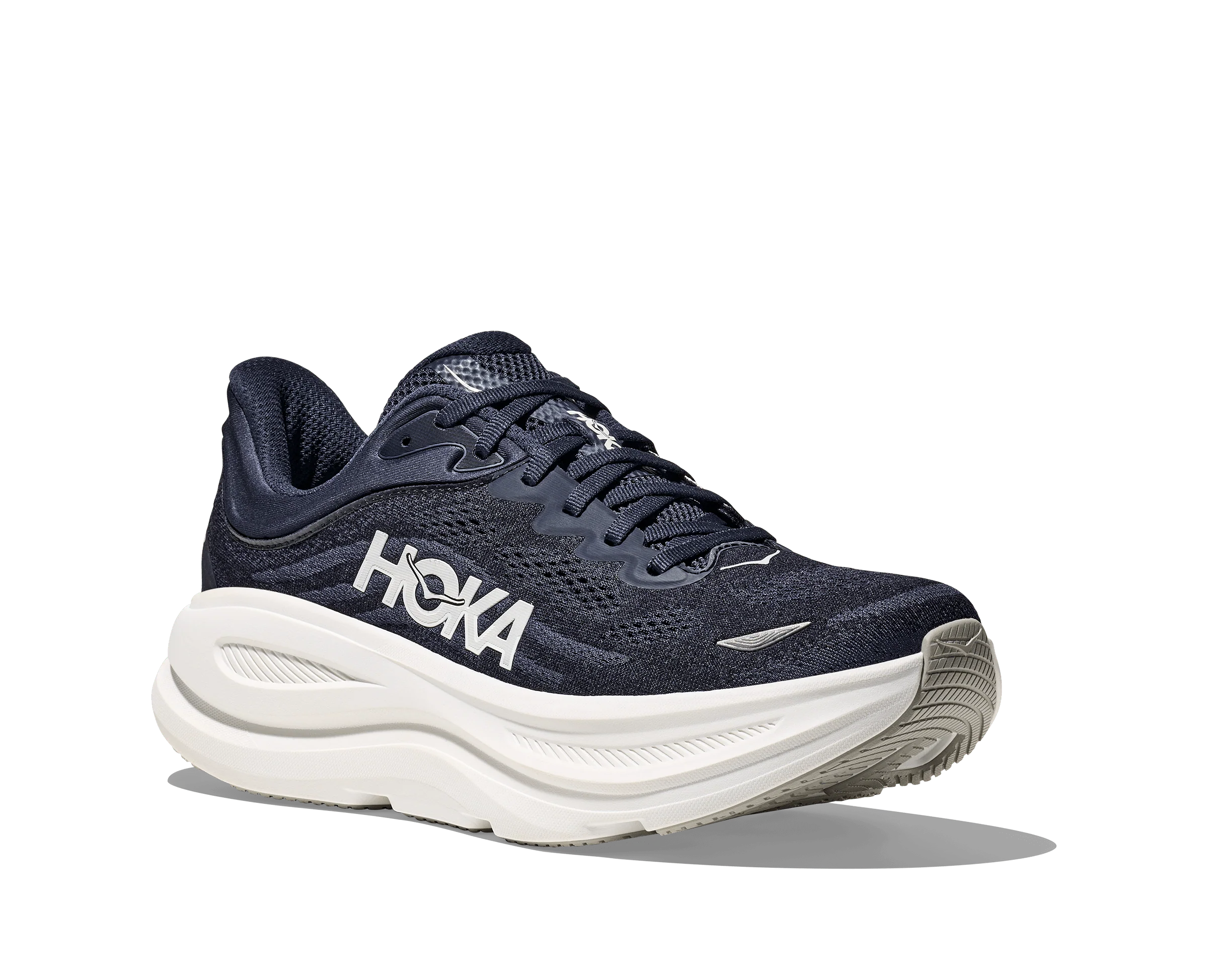 Hoka Men's Bondi 9 Running Shoes- Varsity Navy - Image 6
