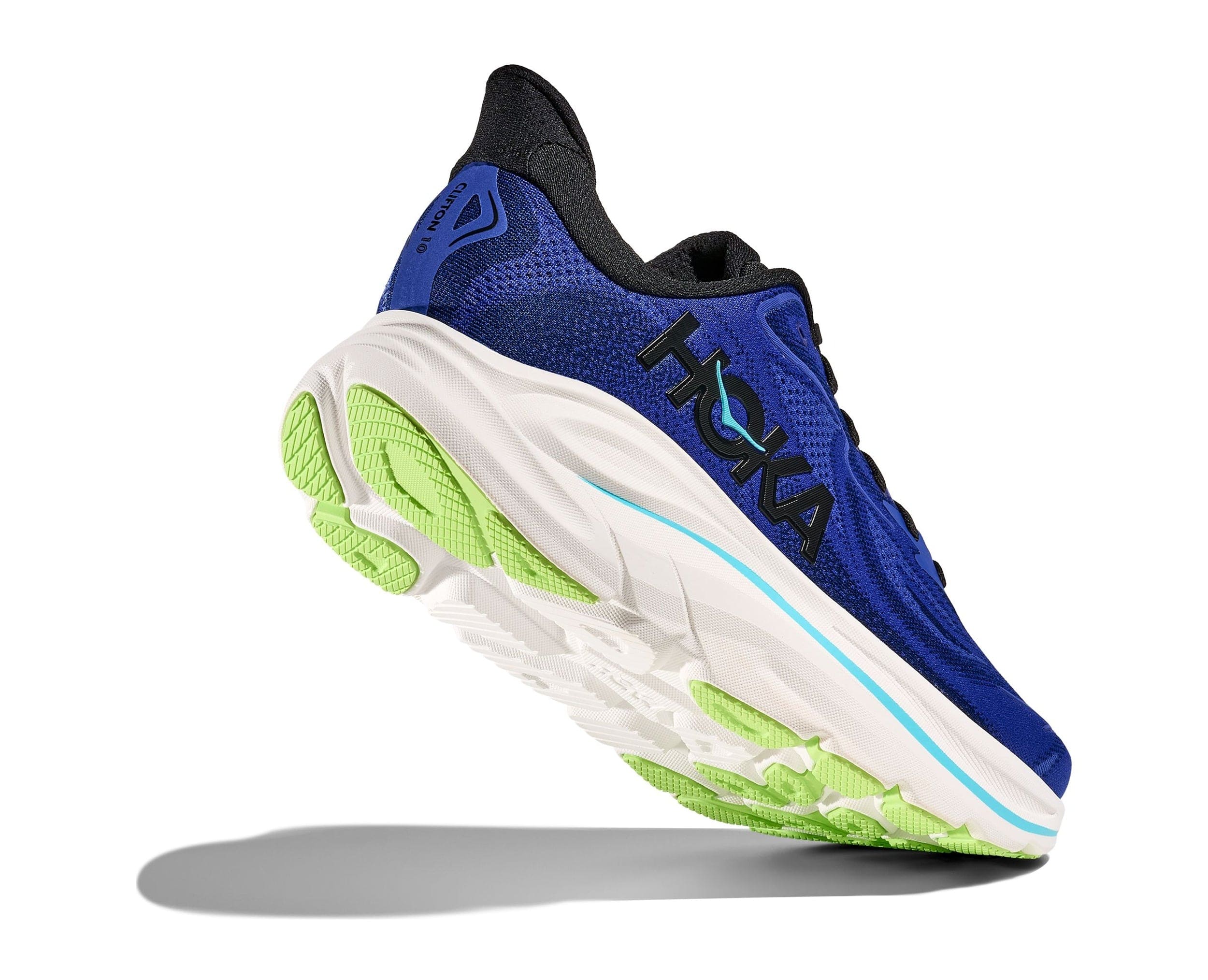 Hoka Men's Clifton 10 Running Shoes- Night Sky/ Midnight Blue - Image 5