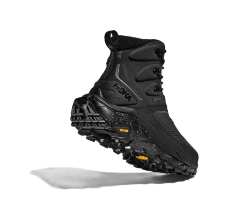 Hoka Men's Kaha 2 Frost Gore-Tex® Winter Hiking Boots- Black/ Black - Image 3