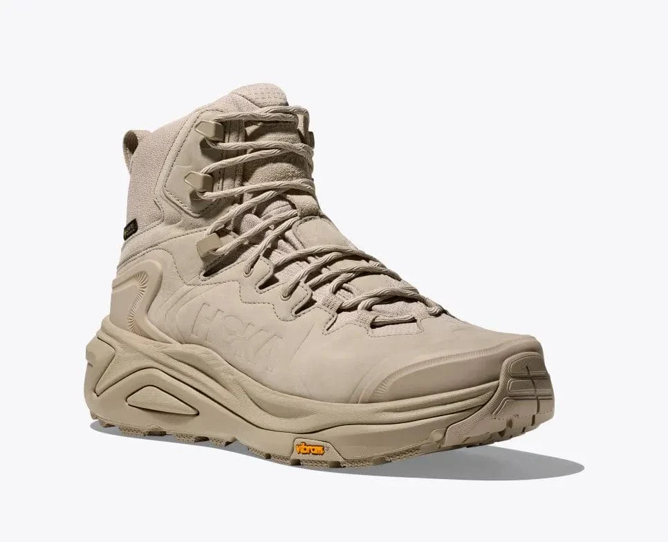 Hoka Men's Kaha 3 Gore-Tex® Hiking Boots- Raw Linen/ Oat Milk - Image 2