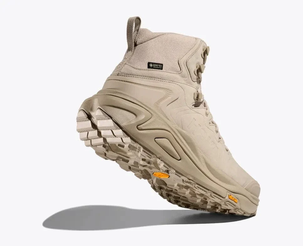Hoka Men's Kaha 3 Gore-Tex® Hiking Boots- Raw Linen/ Oat Milk - Image 3