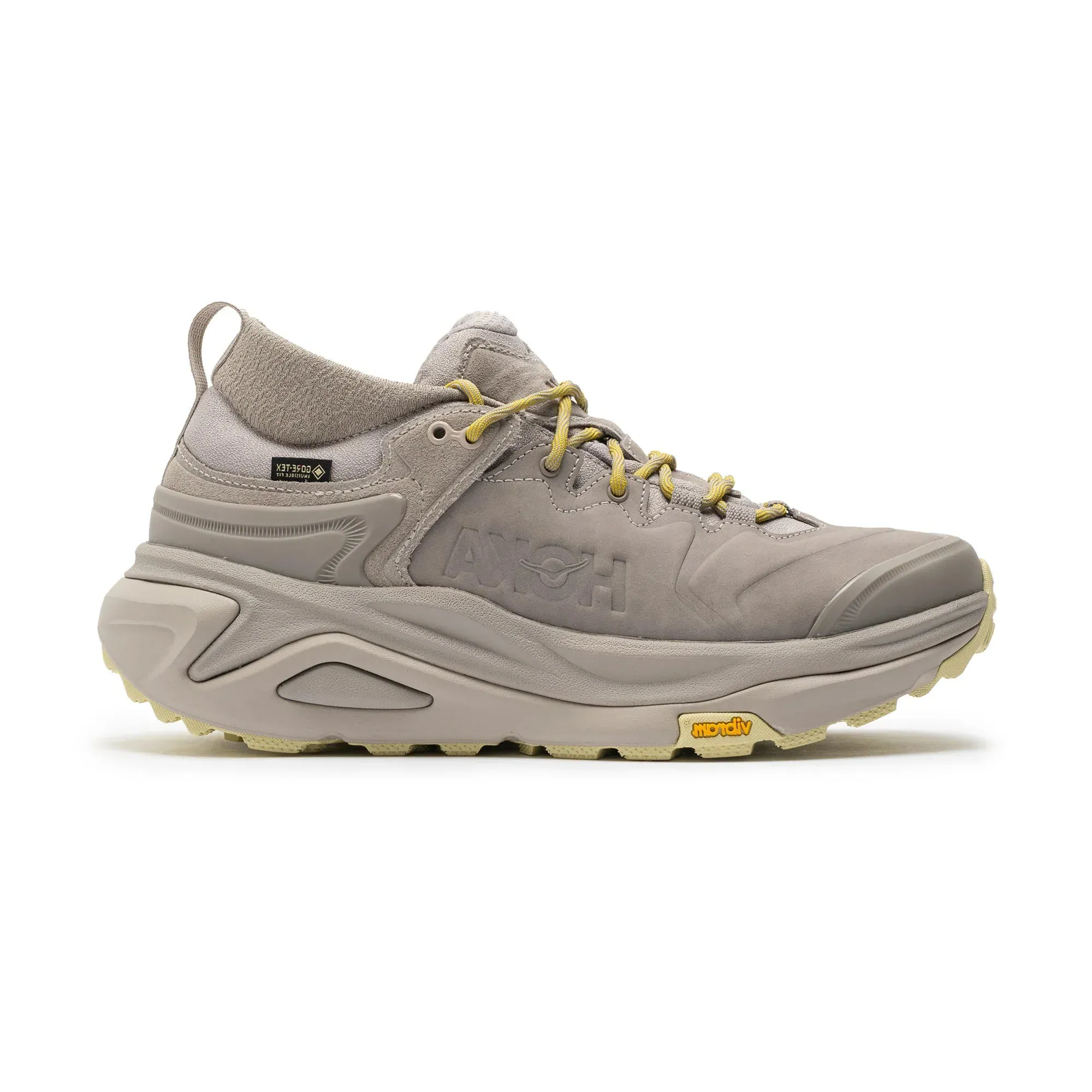 Hoka Men's Kaha 3 Low Gore-Tex® Hiking Shoes- Cement/ Putty
