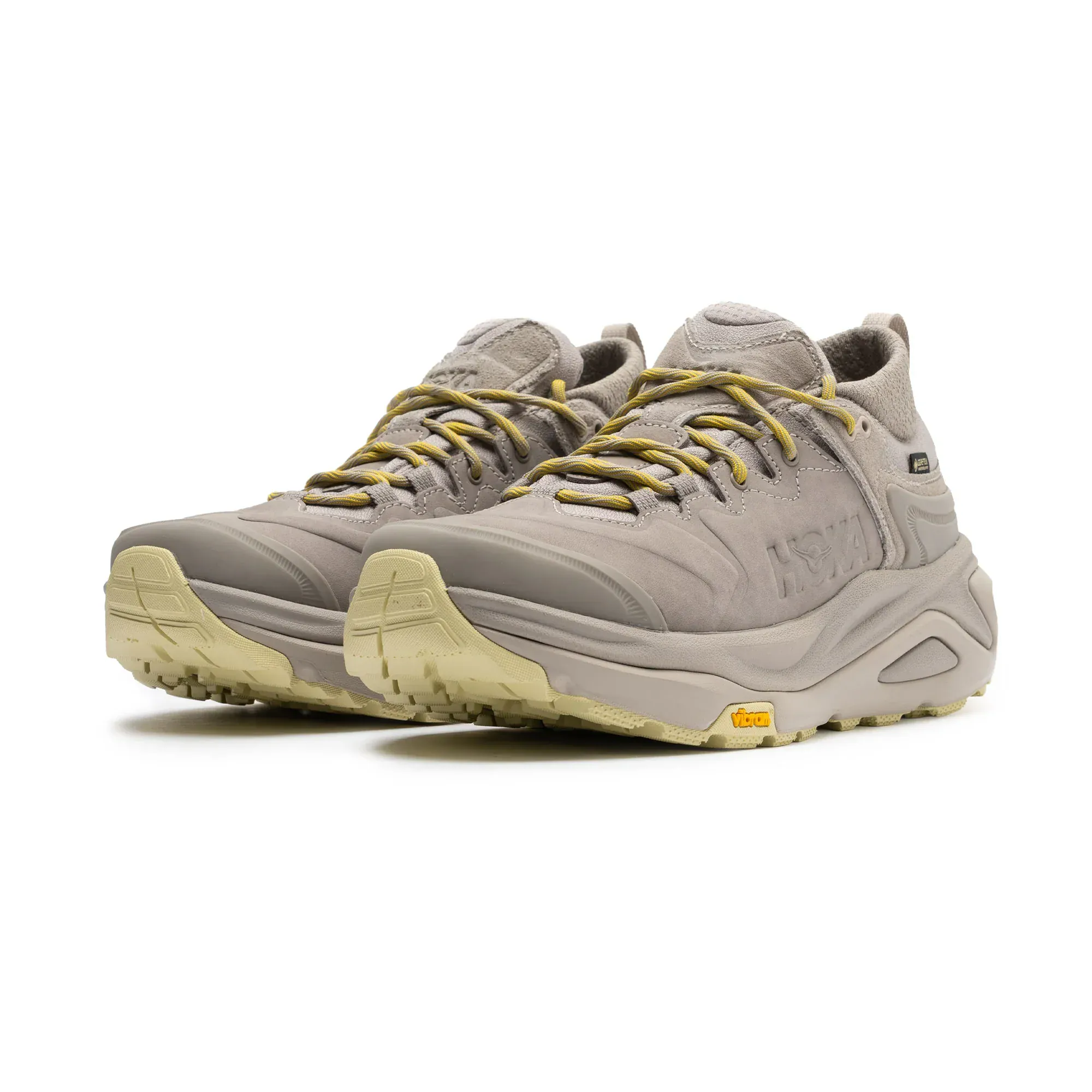 Hoka Men's Kaha 3 Low Gore-Tex® Hiking Shoes- Cement/ Putty - Image 2
