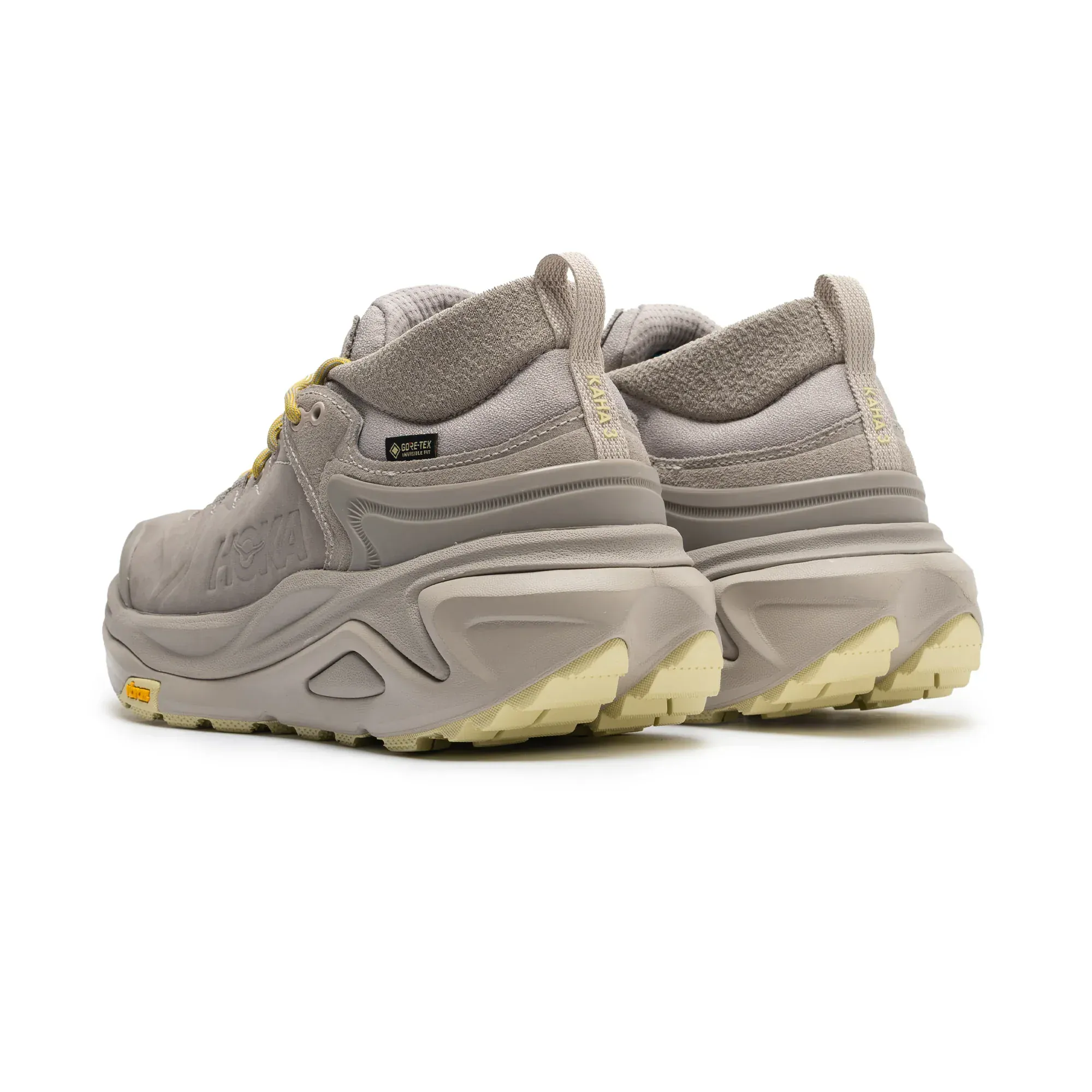 Hoka Men's Kaha 3 Low Gore-Tex® Hiking Shoes- Cement/ Putty - Image 3