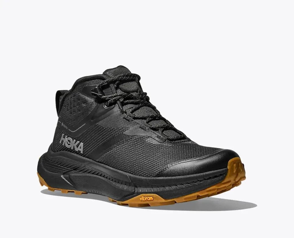 Hoka Men's Transport Hike Gore-Tex® Hiking Boots- Black/ Black - Image 2