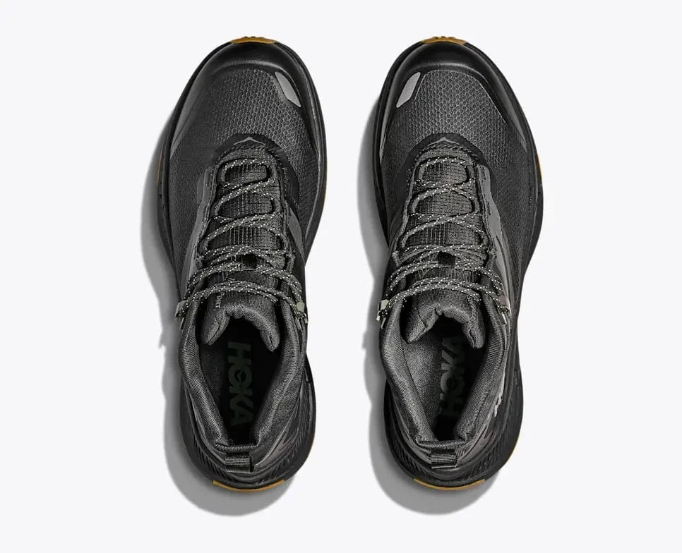 Hoka Men's Transport Hike Gore-Tex® Hiking Boots- Black/ Black - Image 4