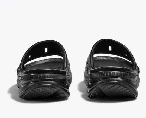 Hoka Unisex Ora Recovery Slides v3- Black - Image 4