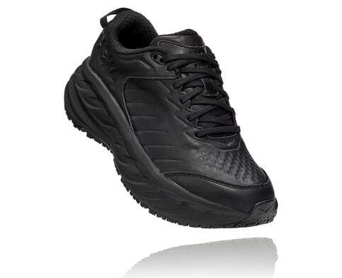 Hoka Women's Bondi Slip Resistant Shoes- Black - Image 3