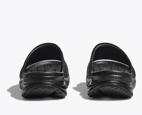 Hoka Unisex Ora Athletic Slides- Black/White - Image 3