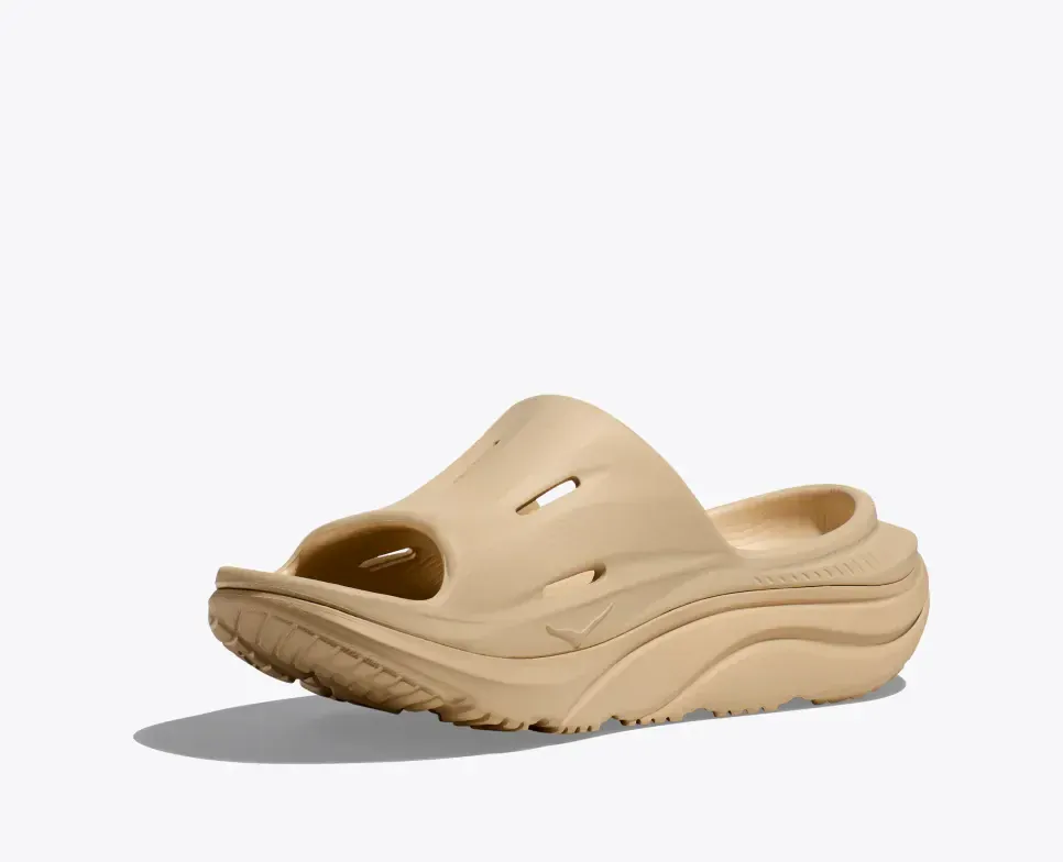 Hoka Unisex Ora Recovery Slides v3- Shifting Sand - Image 4