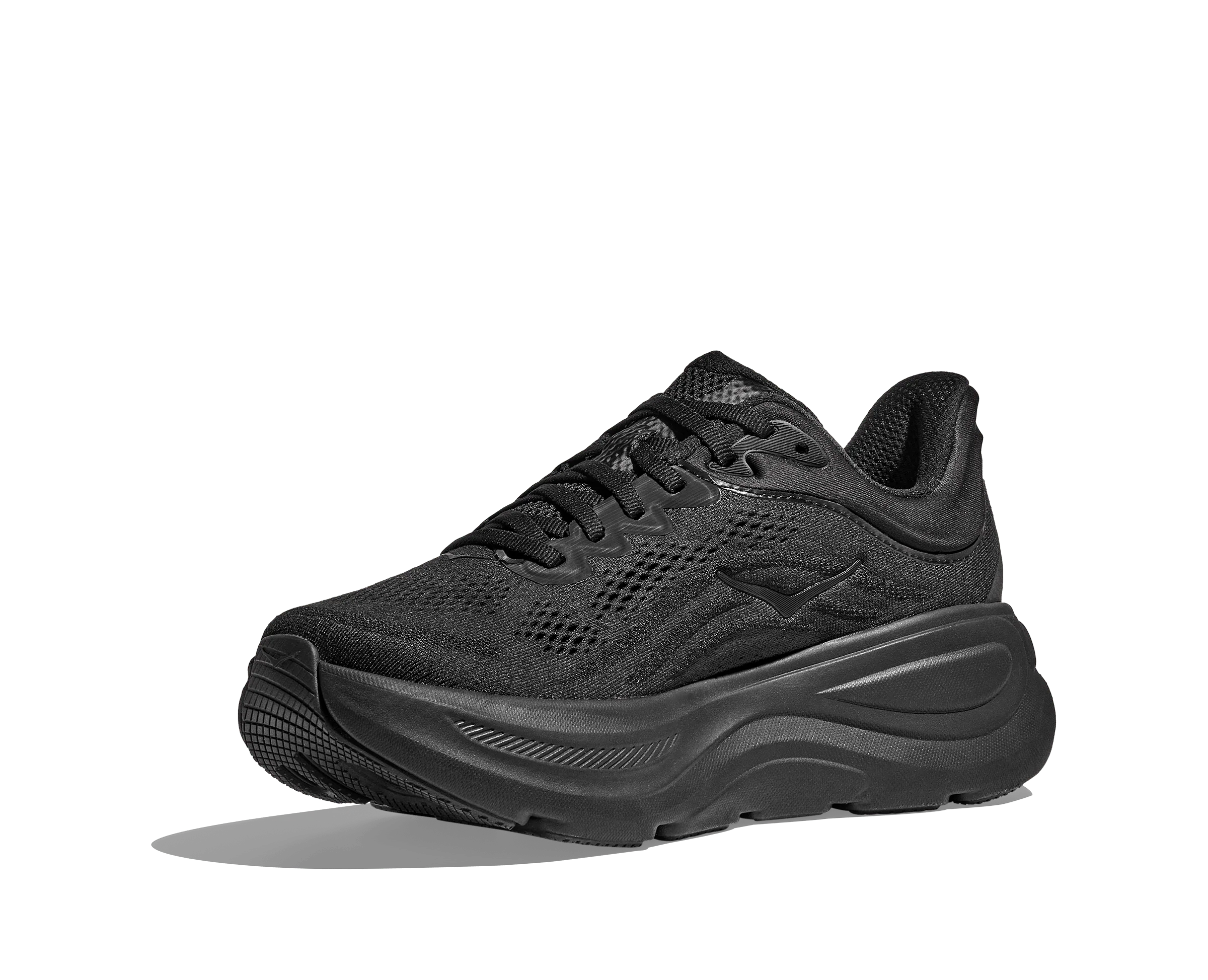 Hoka Women's Bondi 9 Running Shoes- All Black - Image 7