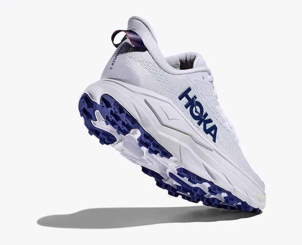 Hoka Women's Challenger 8 Trail Runners- Ambient Blue/ Blueberry - Image 2