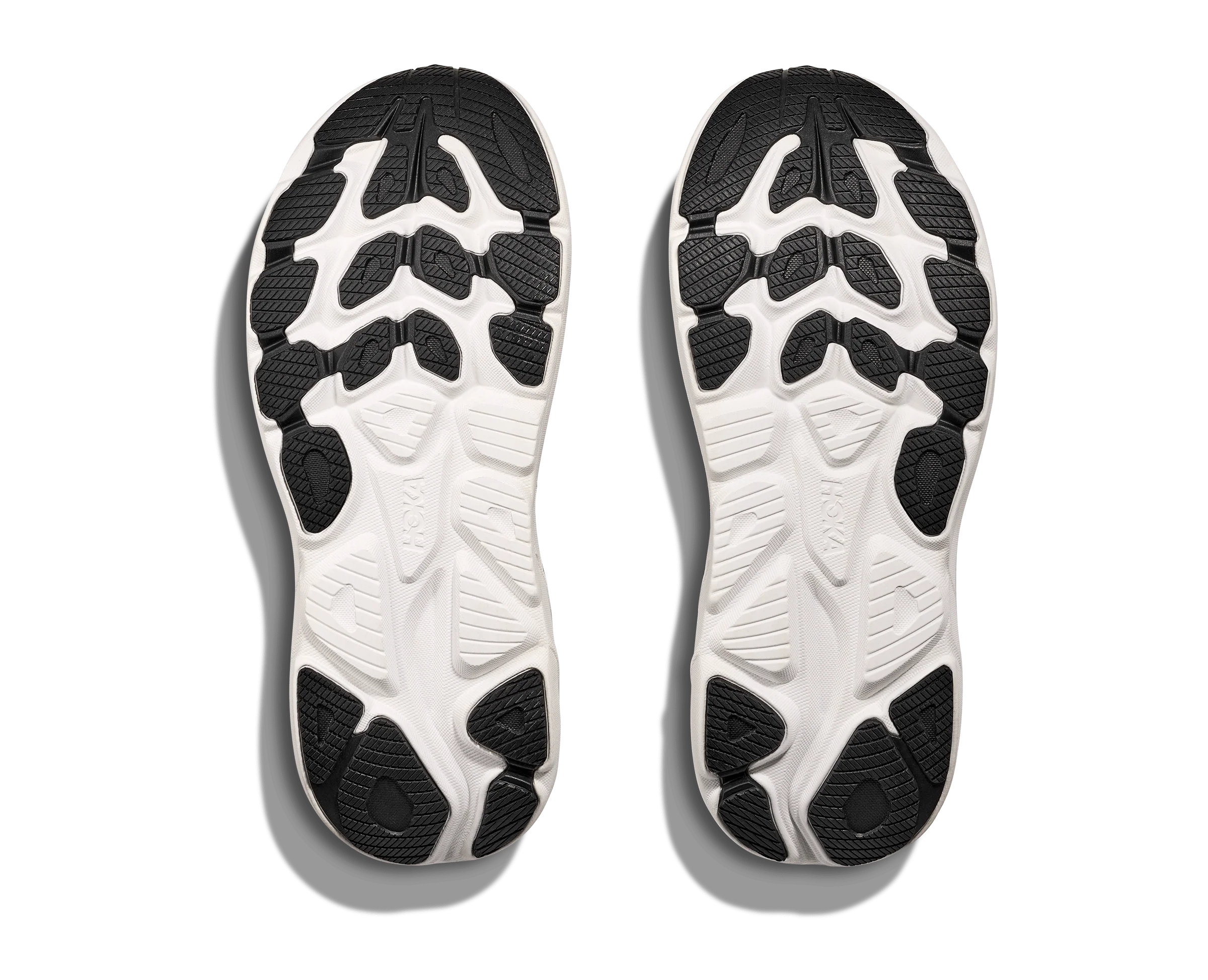 Hoka Women's Clifton 10 Running Shoes- Black/ White - Image 7