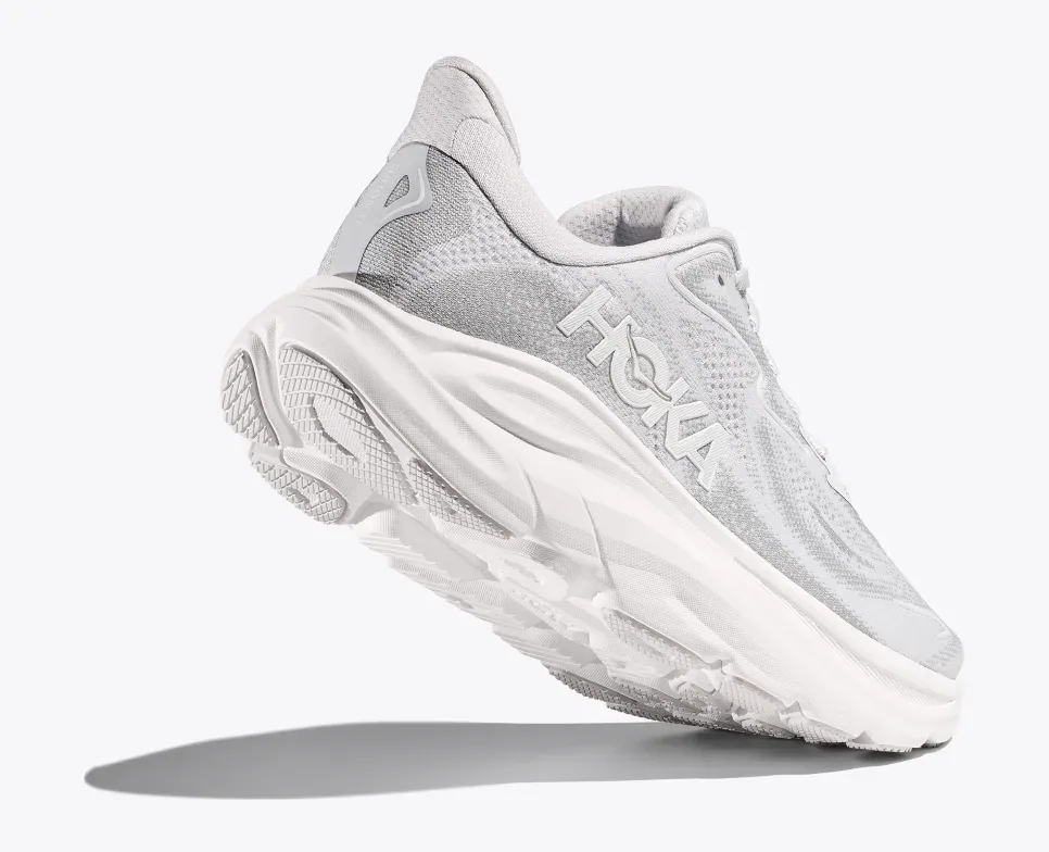 Hoka Women's Clifton 10 Running Shoes- Cosmic Grey/ Stardust - Image 2